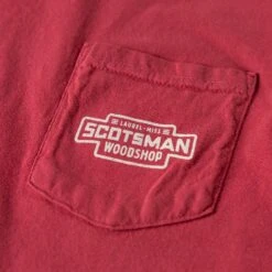 Scotsman Chili Checkered Clint Comfort Colors Pocket T-Shirt 9 Scotsman Chili Checkered Clint Comfort Colors Pocket T-Shirt -Laurel Mercantile Store Chili Checkered Clint Tshirt 00003