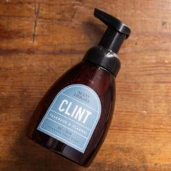 Clint Teakwood & Flannel Foaming Hand Soap - 8 oz