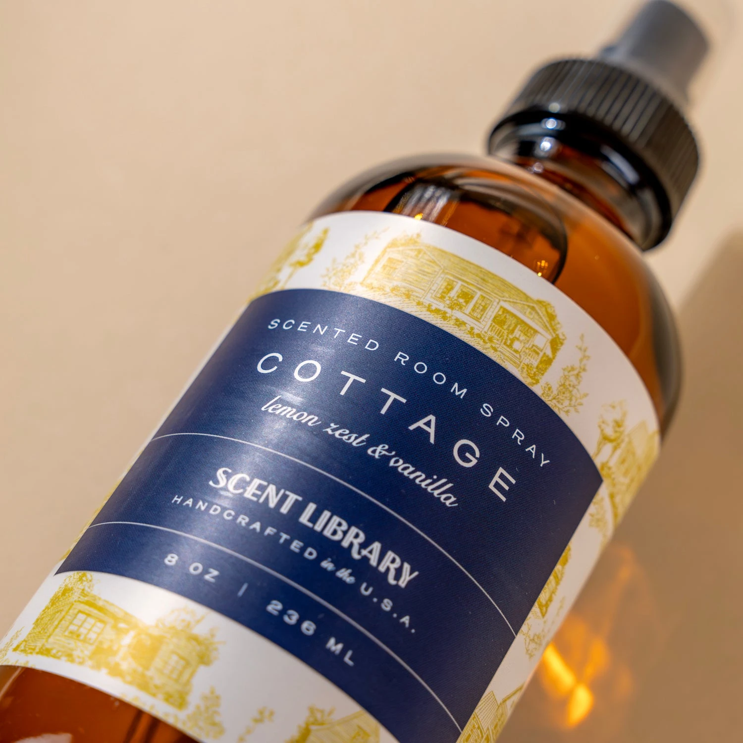 Lemon Zest & Vanilla Cottage Room Spray - 8oz Home Fragrance 4 Lemon Zest & Vanilla Cottage Room Spray - 8oz Home Fragrance - Image 2