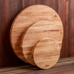 Scotsman Co. Curly Maple Lazy Susan -Laurel Mercantile Store Curly Maple Lazy Susans 00005
