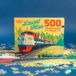 Laurel Mississippi Amtrak Train Mural 500-Piece Jigsaw Puzzle