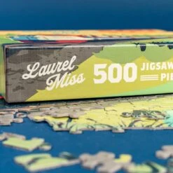 Laurel Mississippi Amtrak Train Mural 500-Piece Jigsaw Puzzle -Laurel Mercantile Store DSC00099