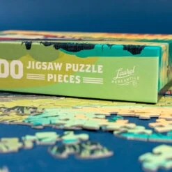 Laurel Mississippi Amtrak Train Mural 500-Piece Jigsaw Puzzle -Laurel Mercantile Store DSC00100