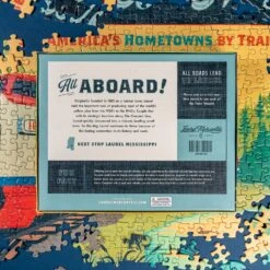 Laurel Mississippi Amtrak Train Mural 500-Piece Jigsaw Puzzle -Laurel Mercantile Store DSC00101