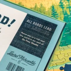 Laurel Mississippi Amtrak Train Mural 500-Piece Jigsaw Puzzle -Laurel Mercantile Store DSC00103