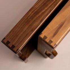 Scotsman Walnut Serving Tray - Handcrafted Wood Tray with Dovetail Joints 19 Scotsman Walnut Serving Tray - Handcrafted Wood Tray with Dovetail Joints -Laurel Mercantile Store DSC00634 Enhanced NR