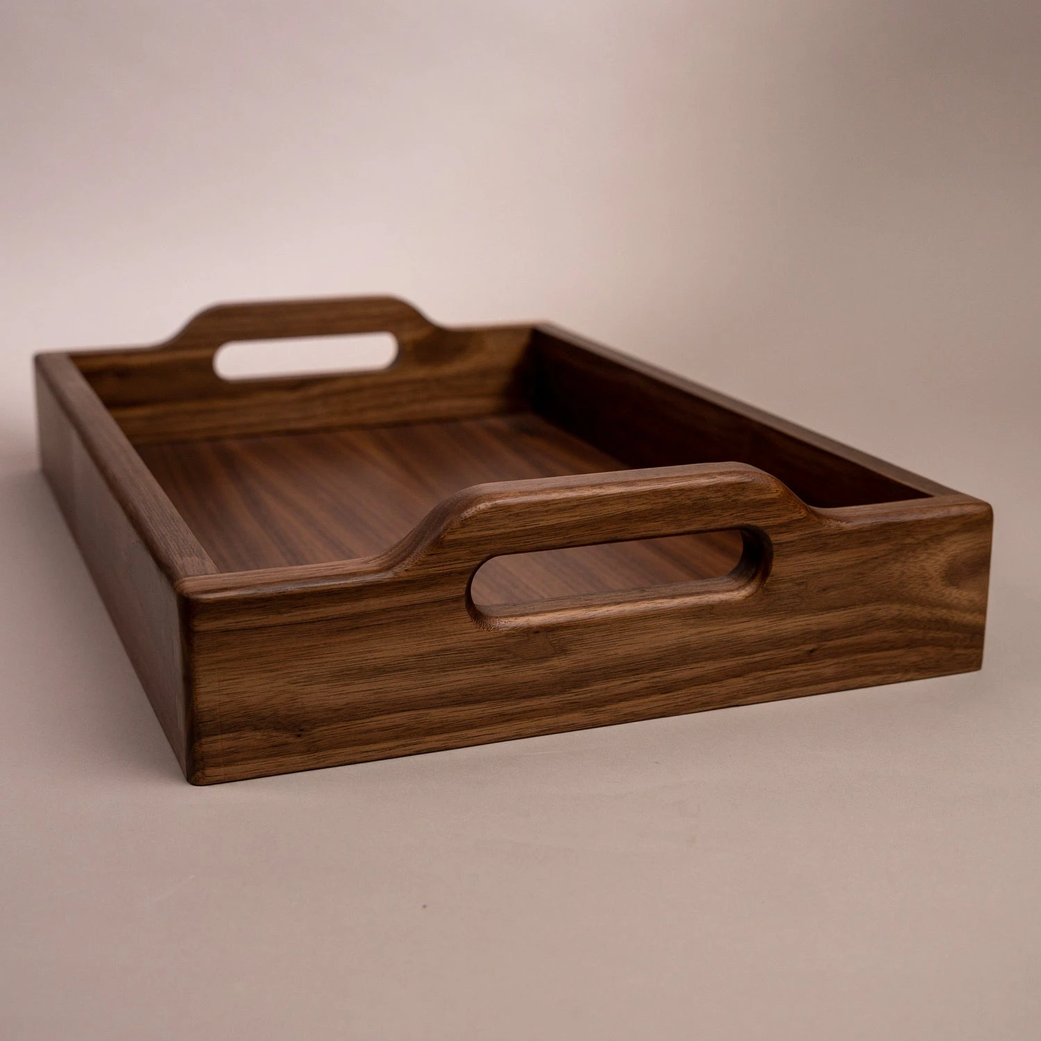Scotsman Walnut Serving Tray - Handcrafted Wood Tray with Dovetail Joints 9 Scotsman Walnut Serving Tray - Handcrafted Wood Tray with Dovetail Joints - Image 7