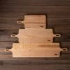 Curly Maple Wood Bread Board - Handcrafted American Hardwood Serving Tray -Laurel Mercantile Store DSC01099 Edit