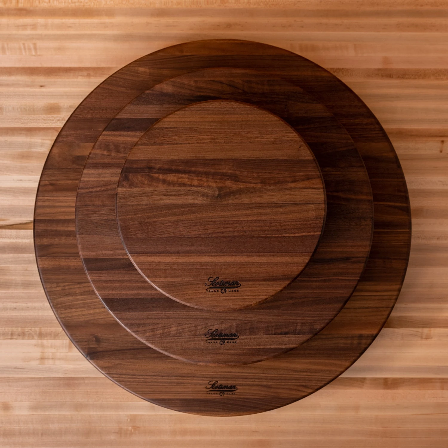 Scotsman Co. Solid Walnut Lazy Susan - Handcrafted in the USA 8 Scotsman Co. Solid Walnut Lazy Susan - Handcrafted in the USA - Image 6
