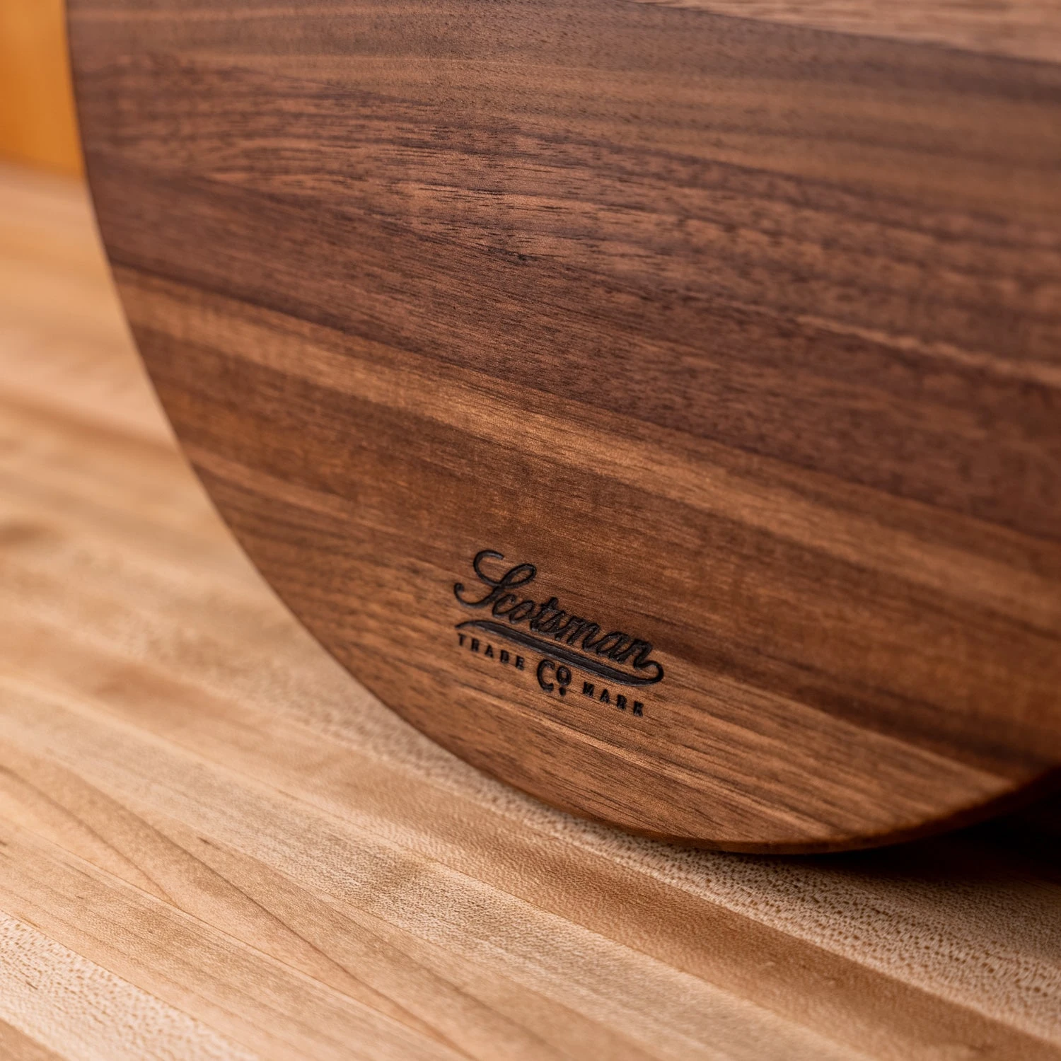 Scotsman Co. Solid Walnut Lazy Susan - Handcrafted in the USA 9 Scotsman Co. Solid Walnut Lazy Susan - Handcrafted in the USA - Image 7