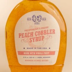 LMCo. Peach Cobbler Syrup -Laurel Mercantile Store DSC01568 2