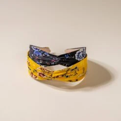 Mallorie's Floral Wide Headband with Non-Slip Grip