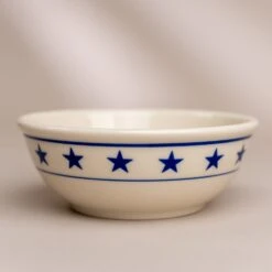 Blue Stars Nappy Bowl