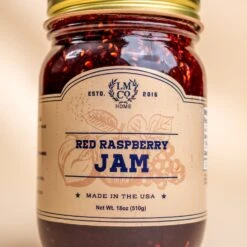LMCo. Red Raspberry Jam -Laurel Mercantile Store DSC0433
