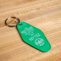 Vintage Motel Key Fob - The Shop Around The Corner Bookstore Tribute