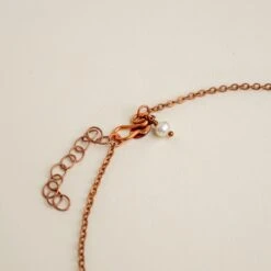 Novi Three Pearl Necklace: Dainty Adjustable Artisan Jewelry -Laurel Mercantile Store DSC05289