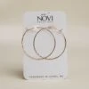 Novi 14k Gold Filled Hand-Hammered Hoop Earrings 2 Novi 14k Gold Filled Hand-Hammered Hoop Earrings -Laurel Mercantile Store DSC05462