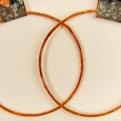 Upcycled Copper Bell Earrings - Handcrafted Historic District Jewelry -Laurel Mercantile Store DSC06404