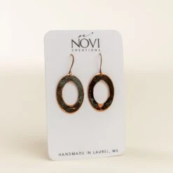 The Catenary Upcycled Copper Roof Earrings - Handcrafted Heritage Jewelry