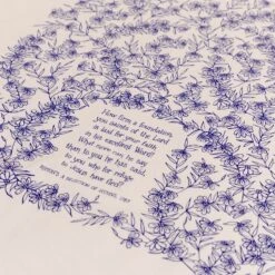 How Firm A Foundation Hymn Tea Towel -Laurel Mercantile Store DSC07661 2