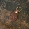 Scotsman Round Leather Key Fob -Laurel Mercantile Store DSC07670