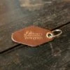 Scotsman Leather Motel Key Fob - Handcrafted Heritage Keyring -Laurel Mercantile Store DSC07672