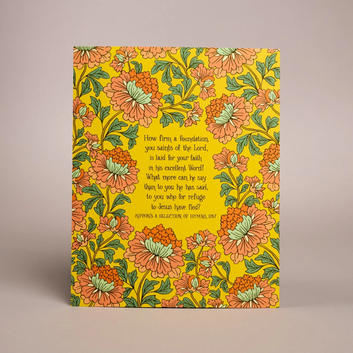 How Firm A Foundation Hymn Print - 8x10 Giclee Religious Wall Art 3 How Firm A Foundation Hymn Print - 8x10 Giclee Religious Wall Art