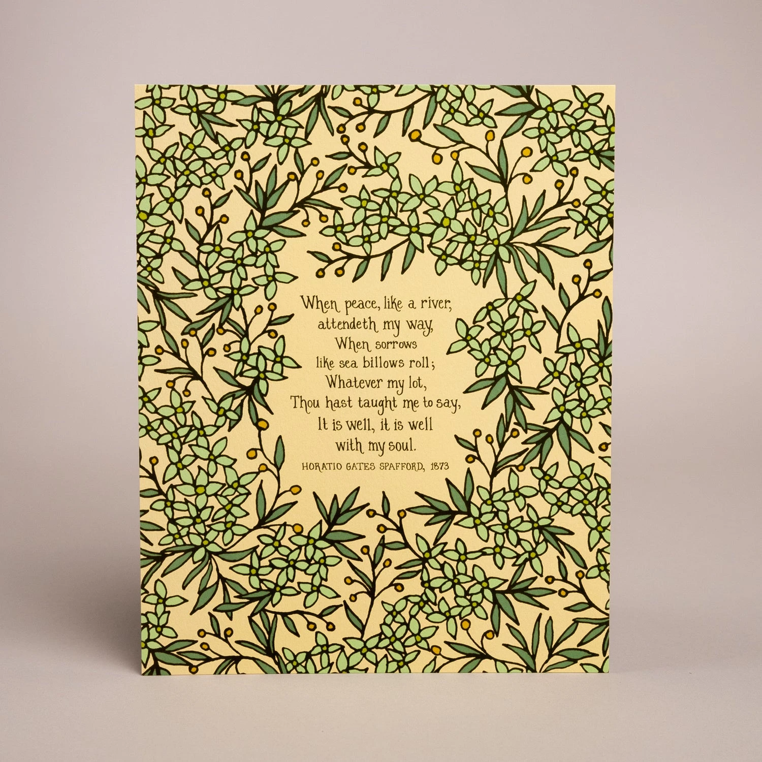 It Is Well With My Soul 8x10 Giclee Art Print - Made in USA 3 It Is Well With My Soul 8x10 Giclee Art Print - Made in USA