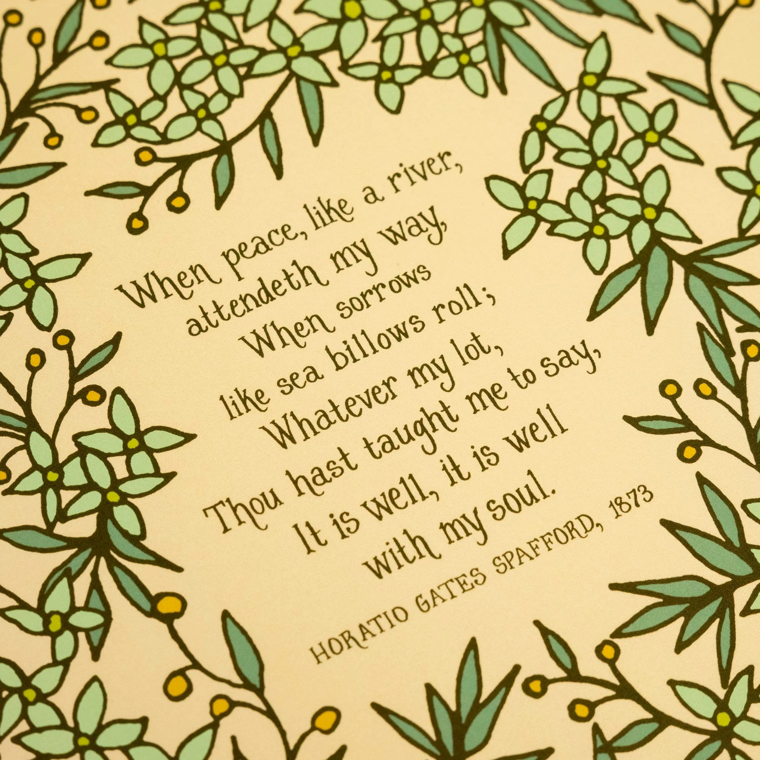 It Is Well With My Soul 8x10 Giclee Art Print - Made in USA 8 It Is Well With My Soul 8x10 Giclee Art Print - Made in USA - Image 6