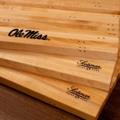 Scotsman x Ole Miss Limited Edition Reclaimed Court Serving Board -Laurel Mercantile Store DSC08667