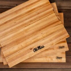Scotsman x Ole Miss Limited Edition Reclaimed Court Serving Board -Laurel Mercantile Store DSC08685