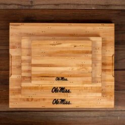 Scotsman x Ole Miss Limited Edition Reclaimed Court Serving Board -Laurel Mercantile Store DSC08732