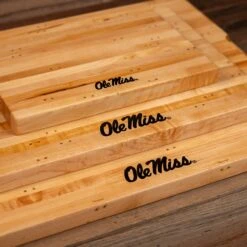 Scotsman x Ole Miss Limited Edition Reclaimed Court Serving Board -Laurel Mercantile Store DSC08735