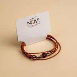 Novi Brown Leather Double Wrap Bracelet & Choker 11 Novi Brown Leather Double Wrap Bracelet & Choker -Laurel Mercantile Store DSC09617 4c04c67a d1dd 4d1f 8eaa 67cfa9d5a2c9