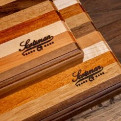 Striped Classic Butcher Block -Laurel Mercantile Store DSC09635 2