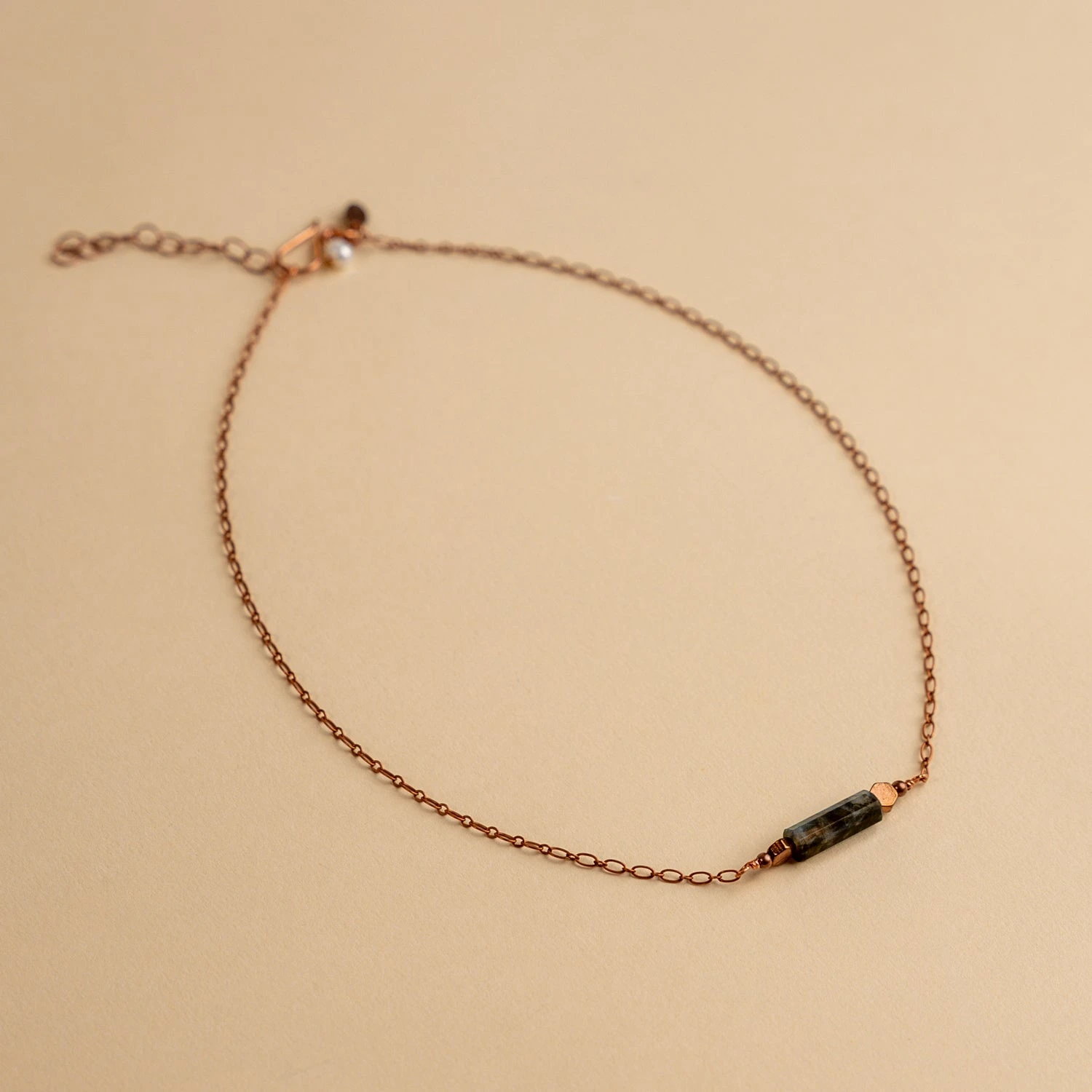 Novi Faceted Labradorite Necklace 7 Novi Faceted Labradorite Necklace - Image 5