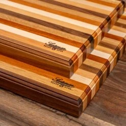 Striped Classic Butcher Block -Laurel Mercantile Store DSC09639 2