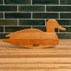 Scotsman Co. Handcrafted Cherry Wood Duck Serving Board