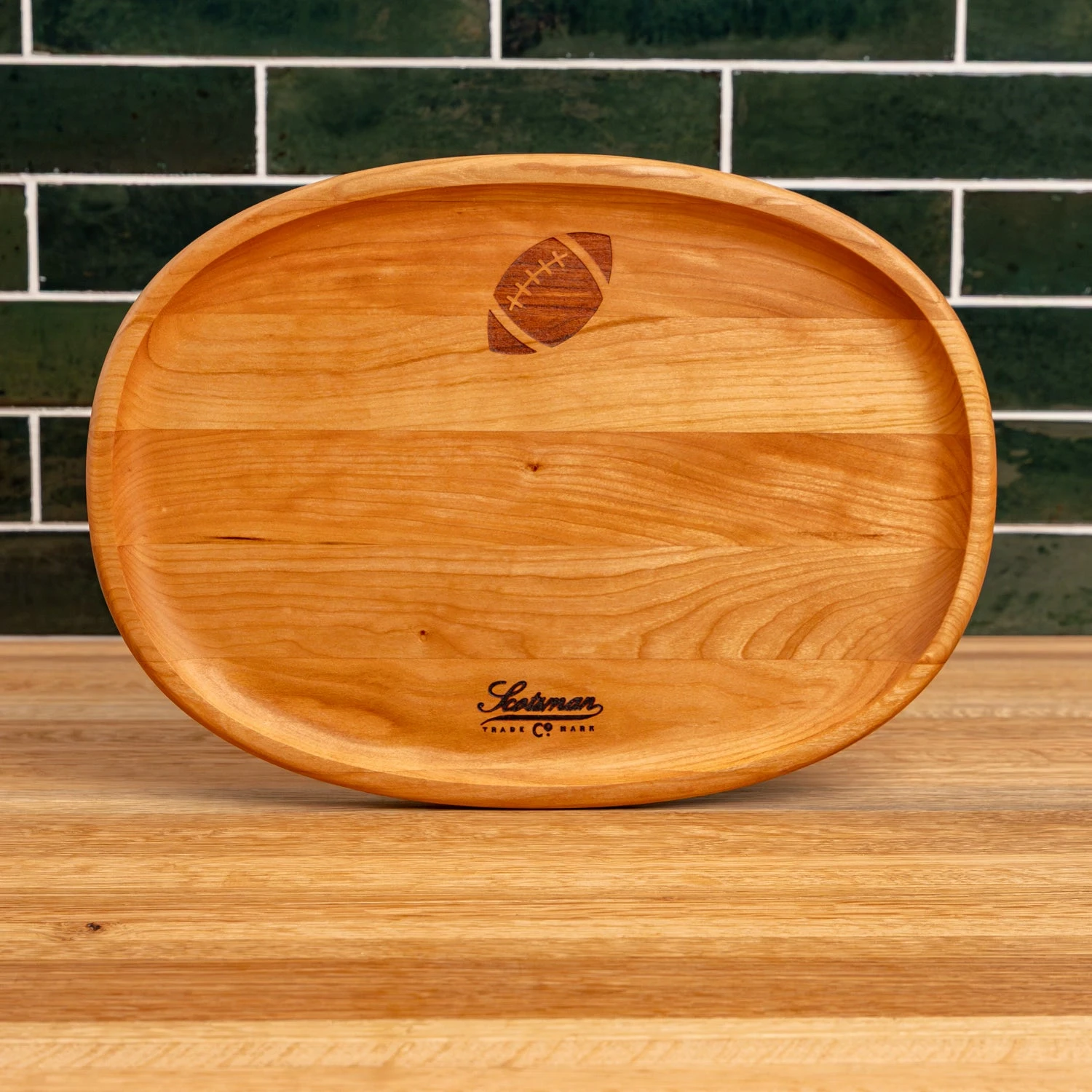 Scotsman Co. Special Edition Cherry Oval Carving Board 14 Scotsman Co. Special Edition Cherry Oval Carving Board - Image 12