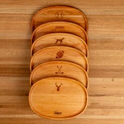 Scotsman Co. Special Edition Cherry Oval Carving Board