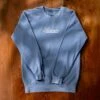 Scotsman Embroidered Blue Jean Sweatshirt - Comfort Colors -Laurel Mercantile Store DSC5909 Enhanced NR Edit