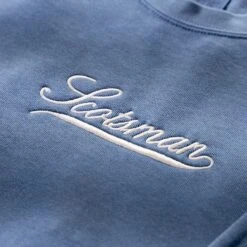 Scotsman Embroidered Blue Jean Sweatshirt - Comfort Colors 7 Scotsman Embroidered Blue Jean Sweatshirt - Comfort Colors -Laurel Mercantile Store DSC5911 Enhanced NR Edit