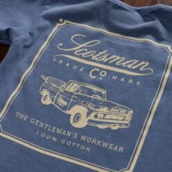 Youth Vintage Truck T-Shirt - Premium Blue Jean Comfort Colors Tee -Laurel Mercantile Store Denim Truck Youth Tshirt 00006