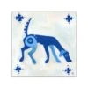 Adam Trest Azul | Dog Tile Print 1 Adam Trest Azul | Dog Tile Print -Laurel Mercantile Store DogTile8x8