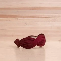 Emily's Solid Wide Fabric-Covered Headband -Laurel Mercantile Store EmilyMaroon