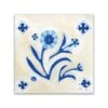 Adam Trest Azul | Floral Tile Art Print -Laurel Mercantile Store FloralTile8x8