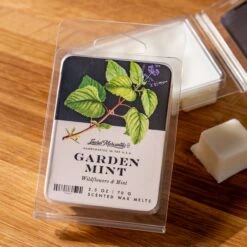 Garden Mint Wax Melt - Wildflower & Water Mint Scented Wax Cubes