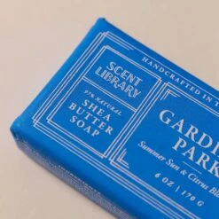 Citrus & Pine Scented Bar Soap - Gardiner Park 6oz Made in USA -Laurel Mercantile Store Gardiner Park Bar Soap 00002