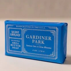 Citrus & Pine Scented Bar Soap - Gardiner Park 6oz Made in USA