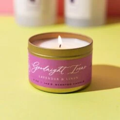 Goodnight Irene Lavender + Linen 5 oz. Hand-Poured Candle